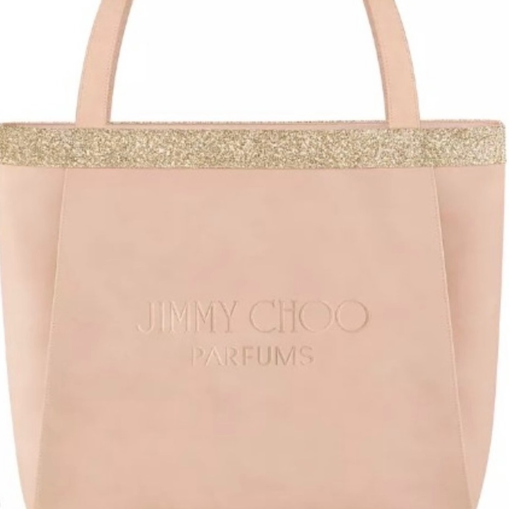 SOLD NWT Jimmy Choo Rose gold tote bag